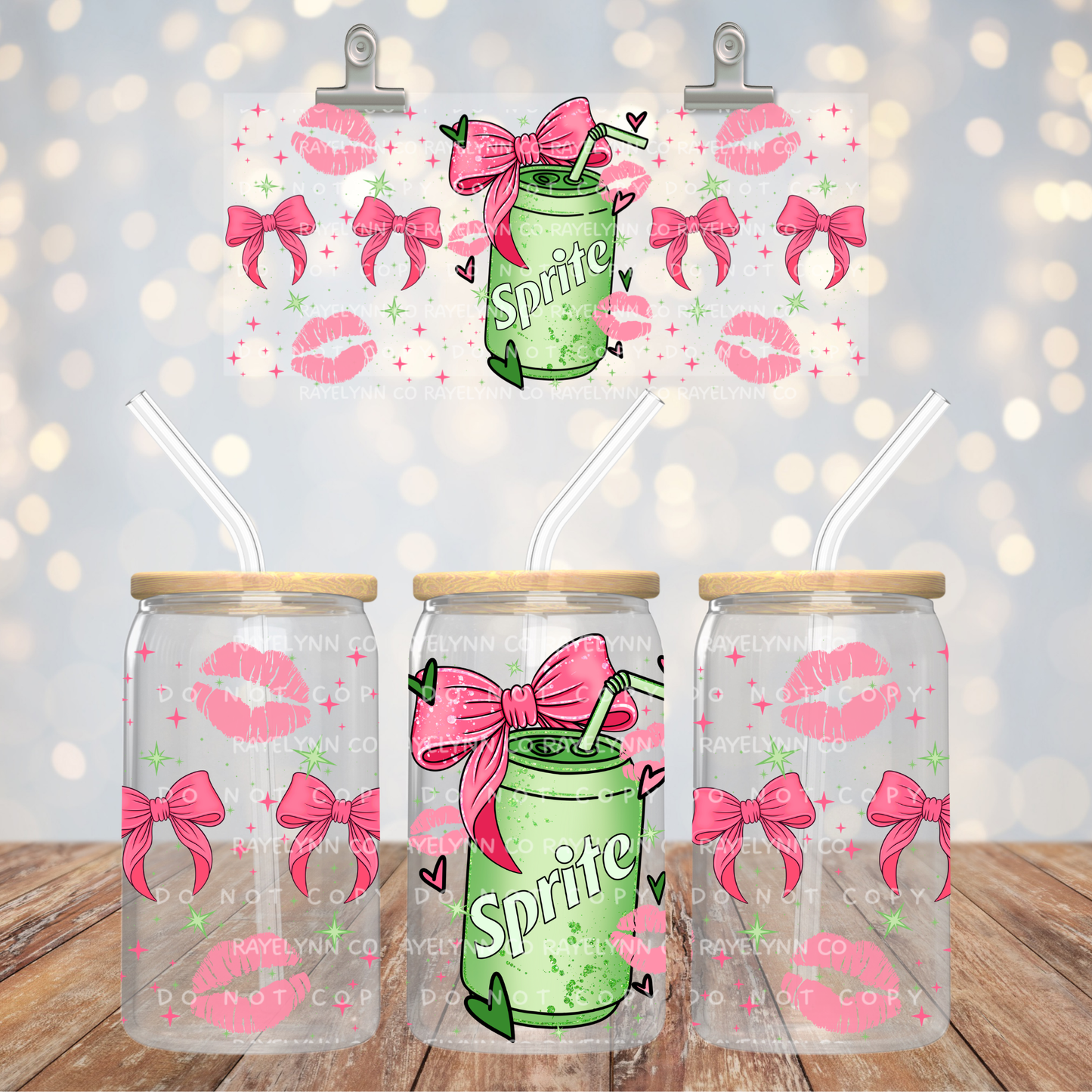 SPRITE- UV DTF WRAP