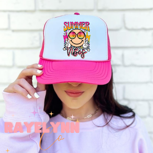 SUMMER VIBES (HAT TRANSFER)- DTF