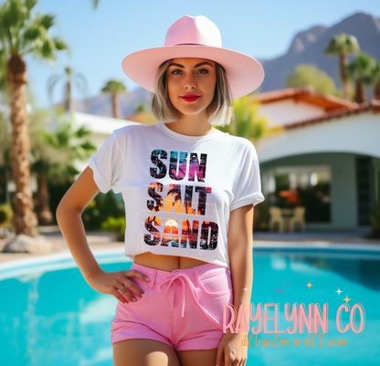 SUN, SALT & SAND- DTF