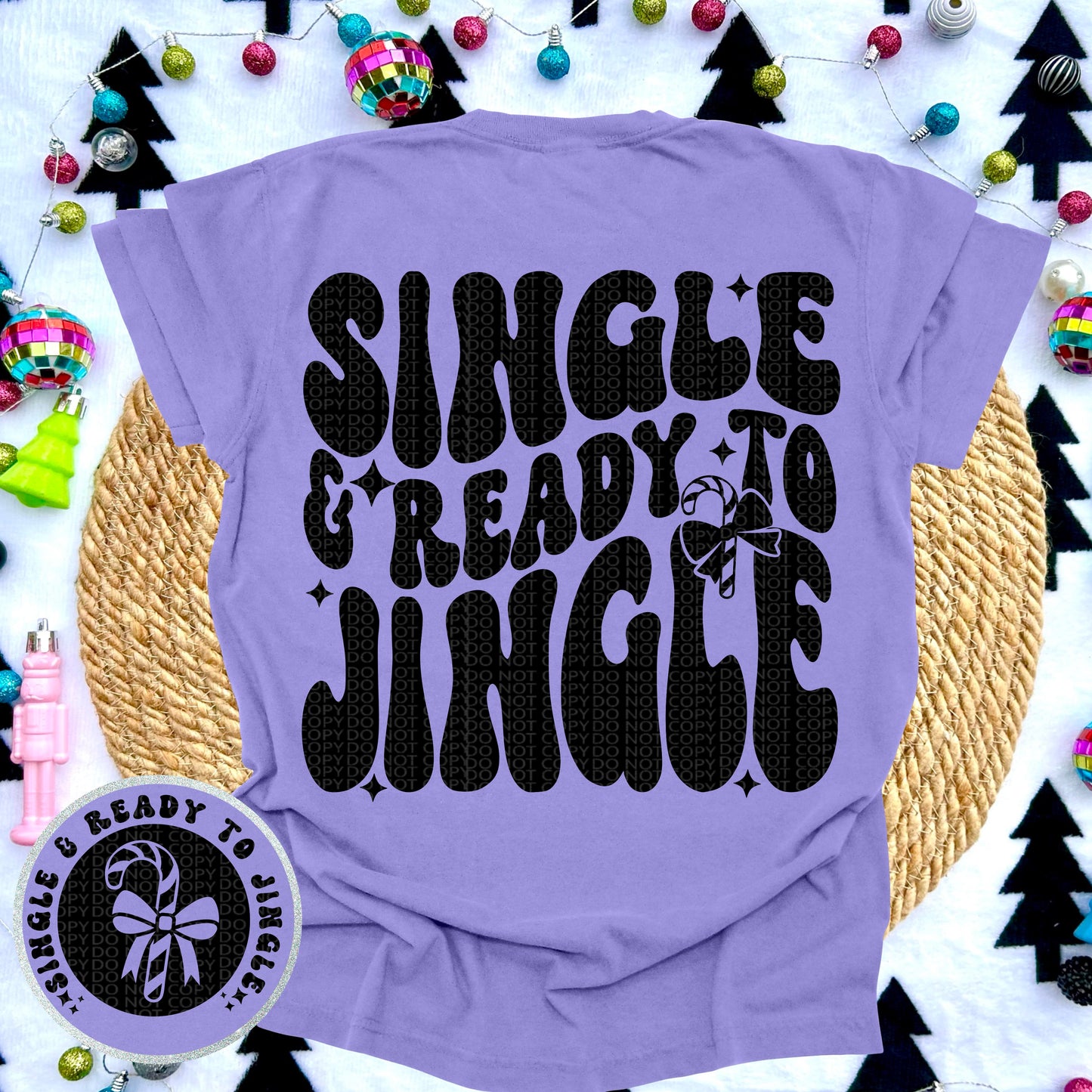 SINGLE READY TO JUNGLE- OVERSIZED LARGE BACK TRANSFER- DTF