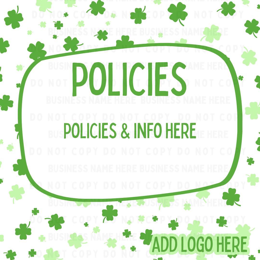 ST. PATRICK'S DAY SMALL BIZ TEMPLATES