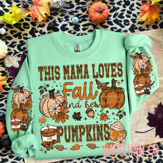 THIS MAMA FALL (BUNDLE W/ 2 SLEEVE TRANSFERS) DTF
