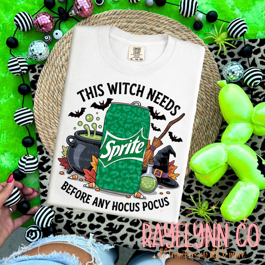 THIS WITCH NEEDS SP/RITE- DTF