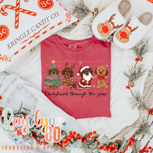 THROUGH THE SNOW- DTF TRANSFER