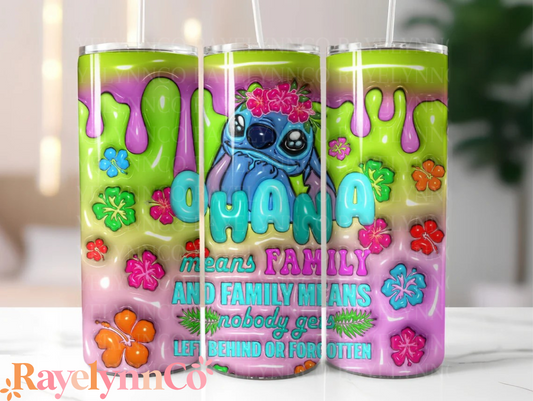 MEANS FAMILY- 3D TUMBLER