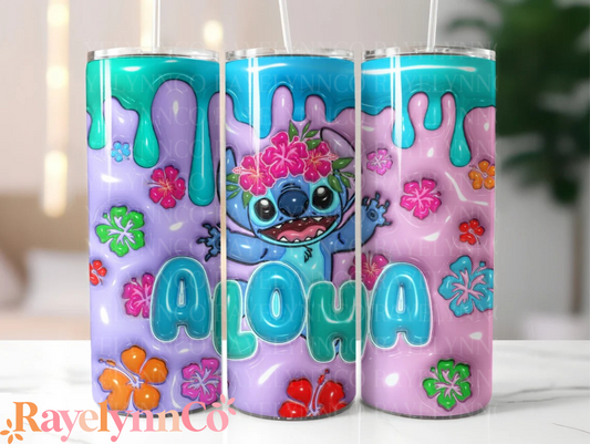 ALOHA- 3D TUMBLER