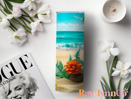 BEACH BABY- 3D SUBLIMATION TUMBLER