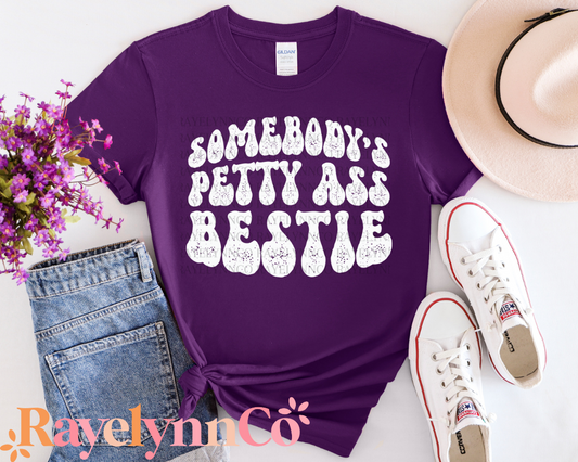 PETTY ASS BESTIE W/ POCKET DESIGN