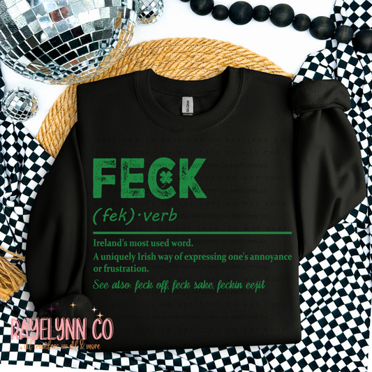 FECK (VERB) CREWNECK
