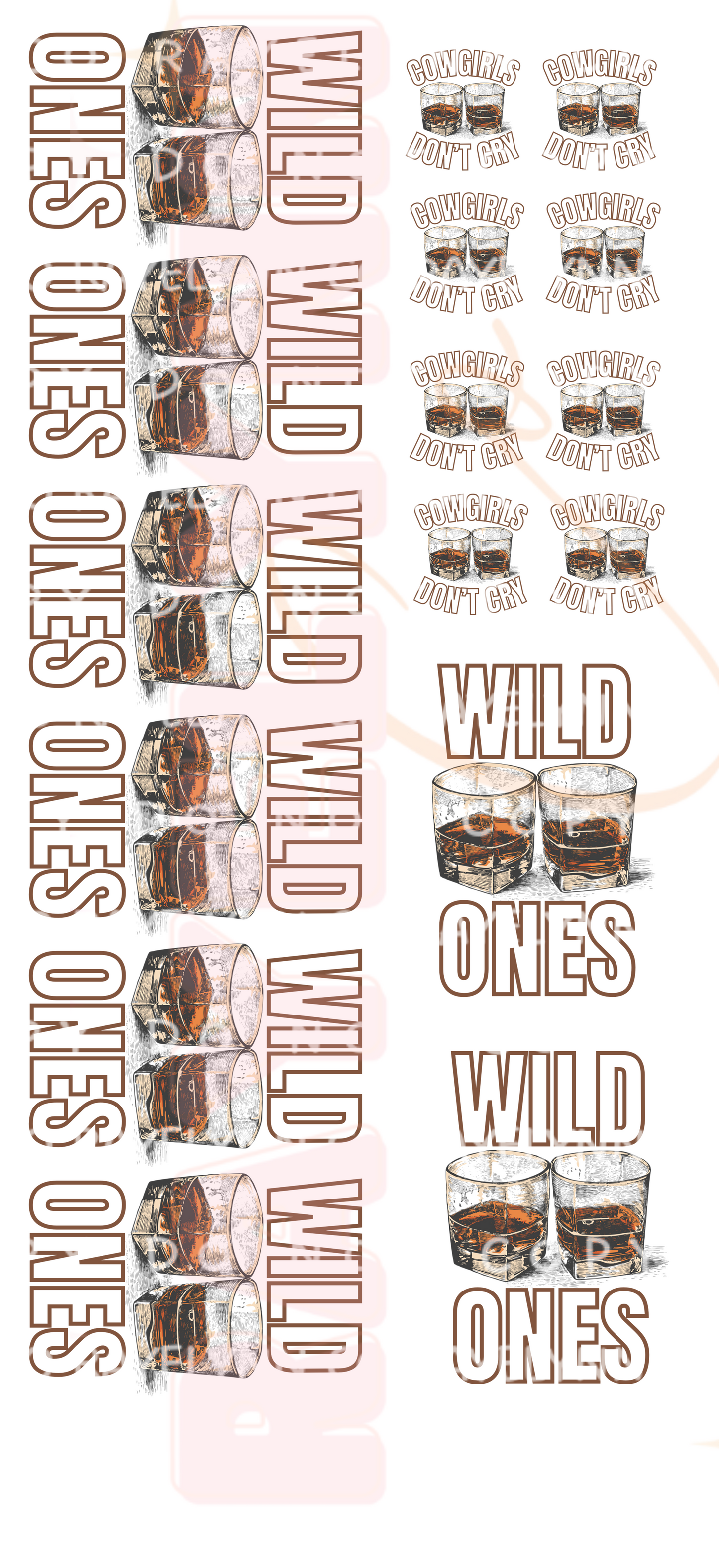 WILD ONES- PREMADE GANG SHEET