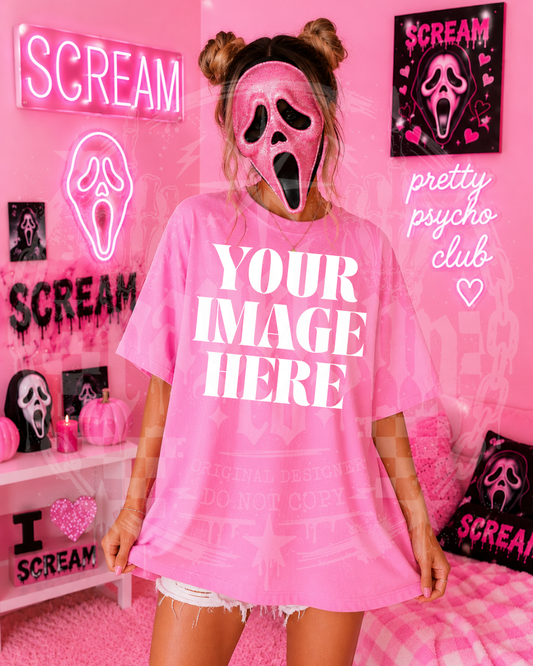 COMFORT COLOR PINK BLANK MOCK UP- DIGITAL DOWNLOAD