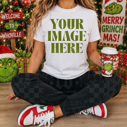 GILDAN WHITE BLANK MOCKUP- DIGITAL DOWNLOAD