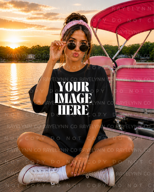 COMFORT COLOR BLACK BLANK MOCK UP- DIGITAL DOWNLOAD