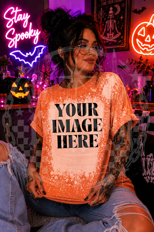 GILDAN ORANGE BLANK MOCKUP- DIGITAL DOWNLOAD