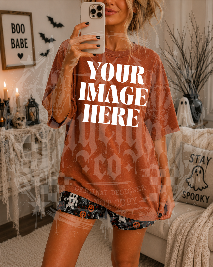 COMFORT COLOR BURNT ORANGE BLANK MOCK UP- DIGITAL DOWNLOAD