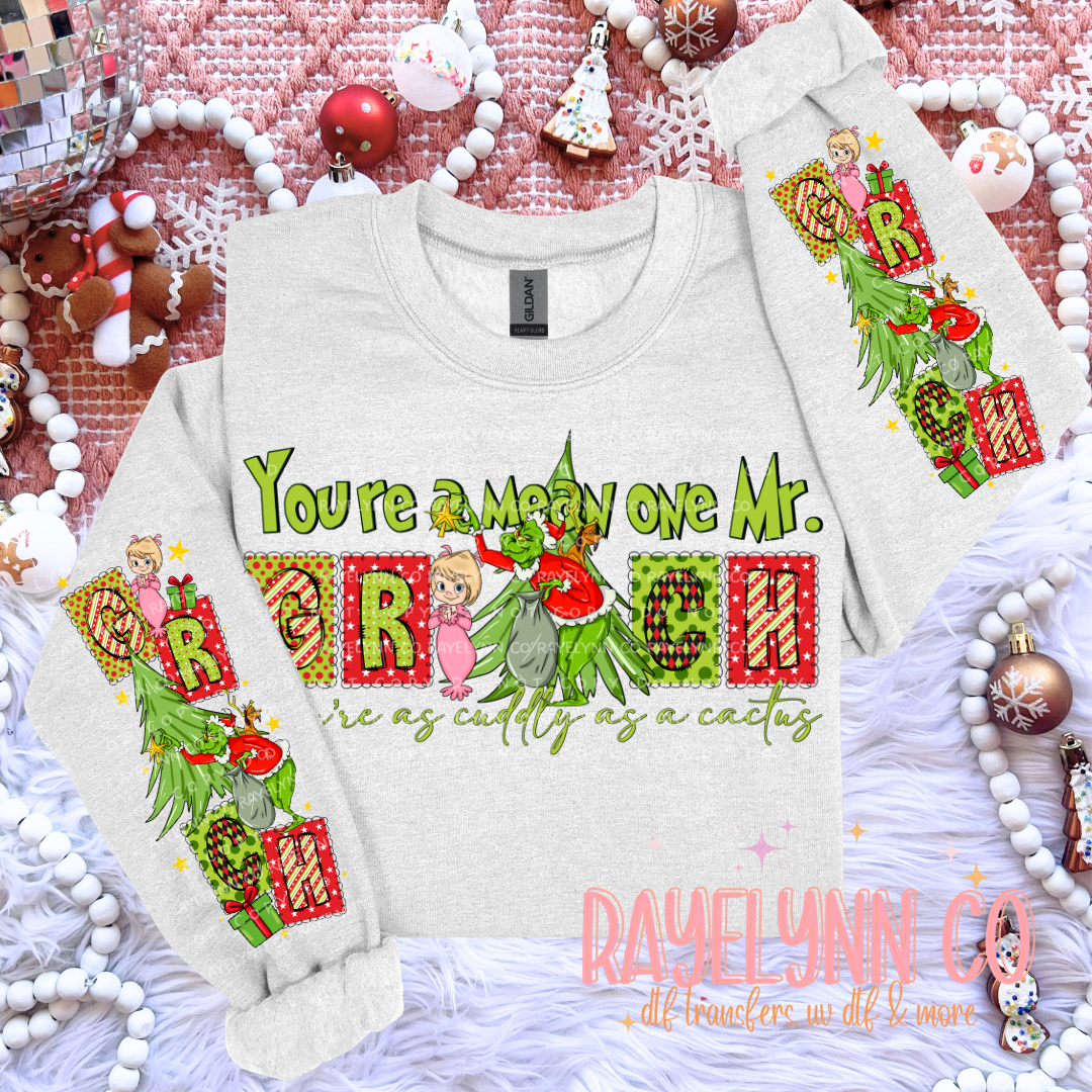 YOU'RE MEAN (BUNDLE W/2 SLEEVES)- DTF