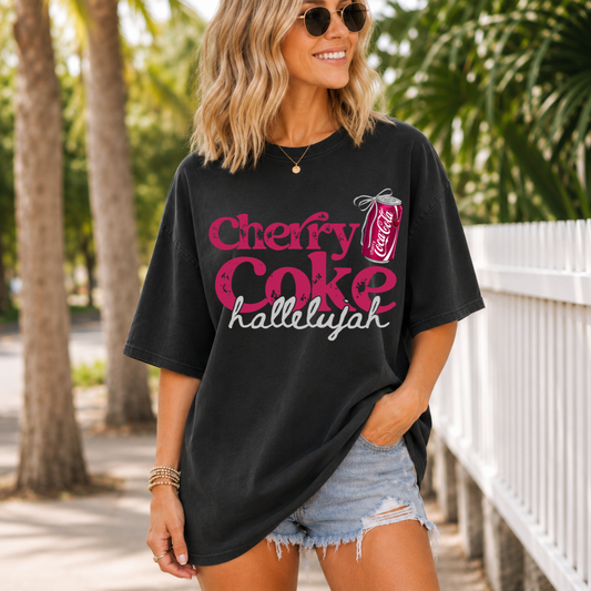CHERRY COKE HALLELUJAH- DTF TRANSFER