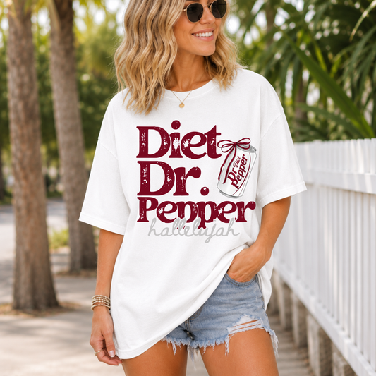 DIET DR PEPPER HALLELUJAH- DTF TRANSFER