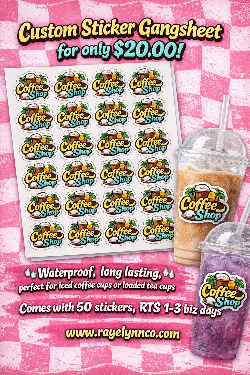 CUSTOM STICKER GANGSHEET