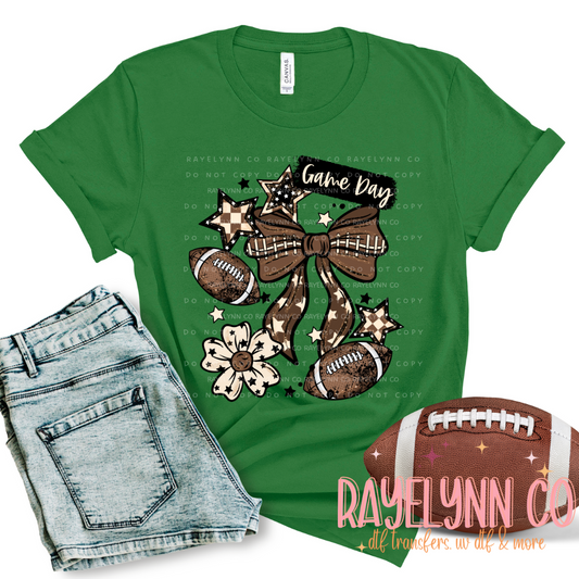 GAMEDAY BALL & BOW- DTF