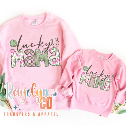 LUCKY MAMA- DTF TRANSFER