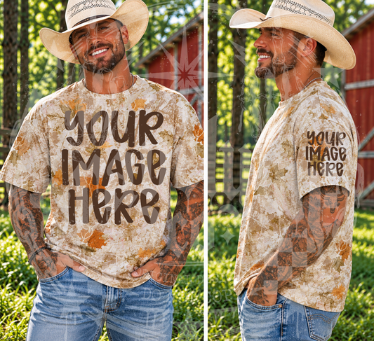 EVERFUL YELLOW MAPLE LEAF STYLE 20 BLANK MOCKUP- DIGITAL DOWNLOAD