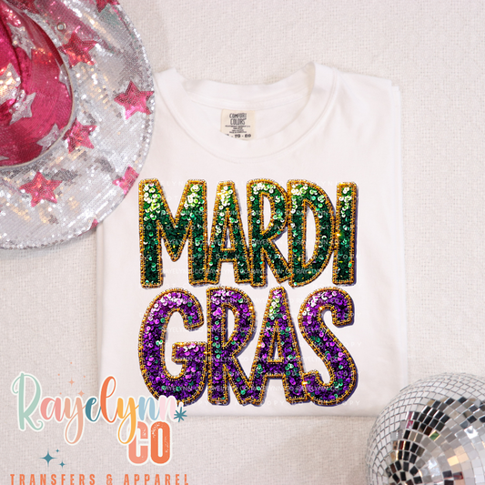 MARDI GRAS- DTF TRANSFER