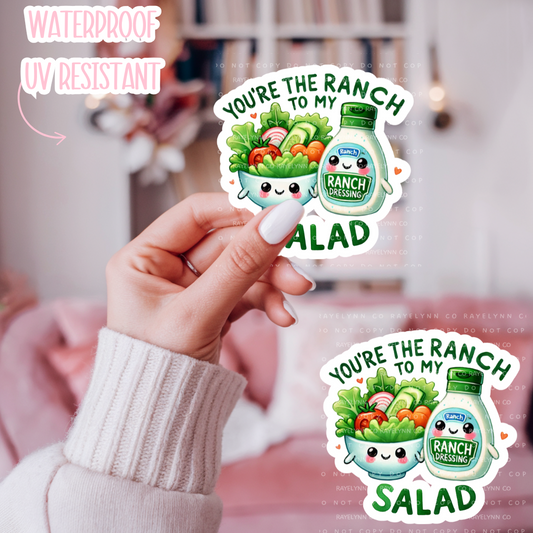 RANCH SALAD- DIE CUT STICKER