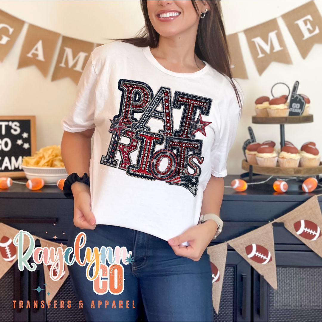 FAUX RHINE PAT- DTF TRANSFER