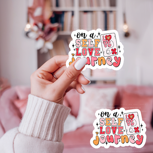 SELF LOVE JOURNEY- DIE CUT STICKER