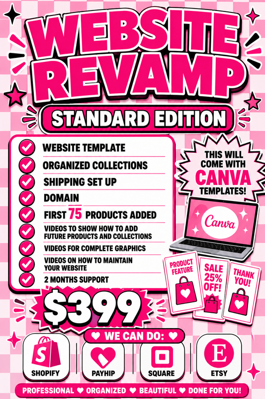 WEBSITE REVAMP- STANDARD EDITION