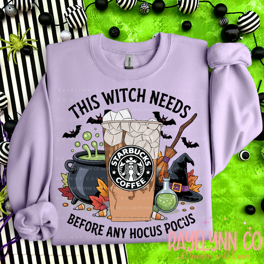 THIS WITCH NEEDS BUCKS- DTF
