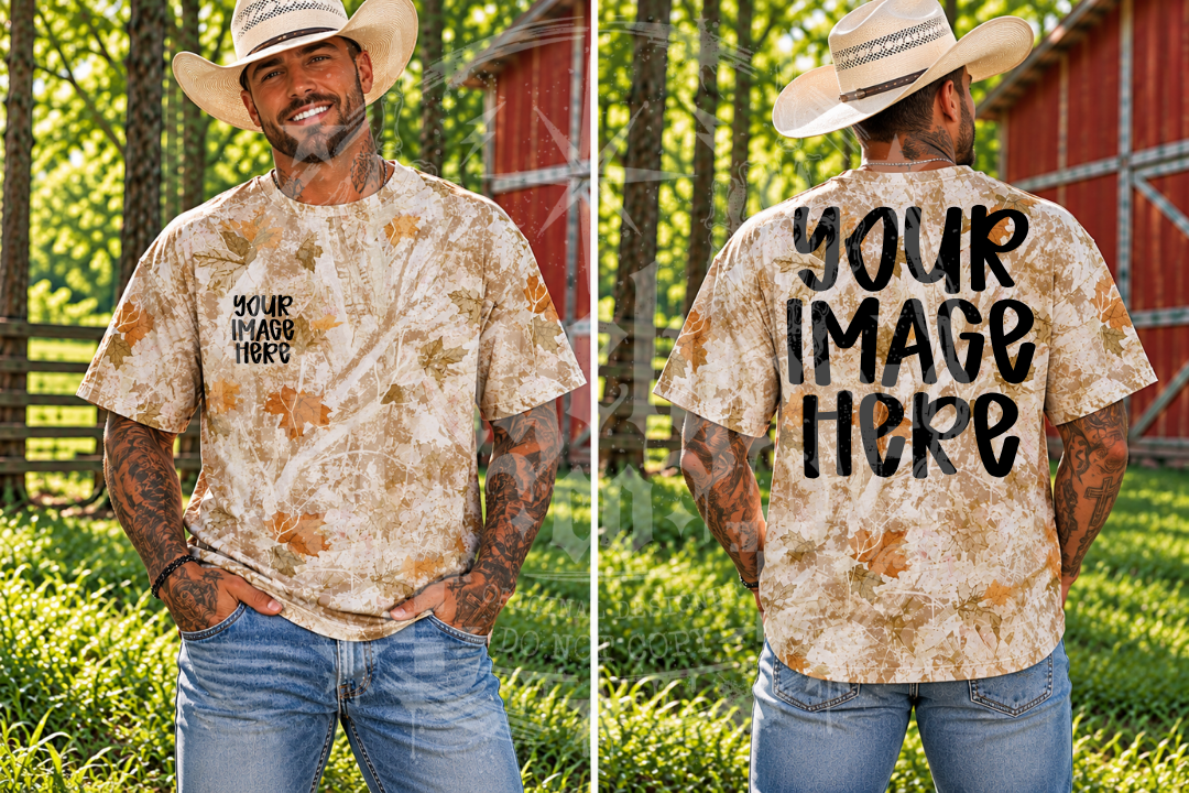 EVERFUL YELLOW MAPLE LEAF STYLE 20 BLANK MOCKUP- DIGITAL DOWNLOAD