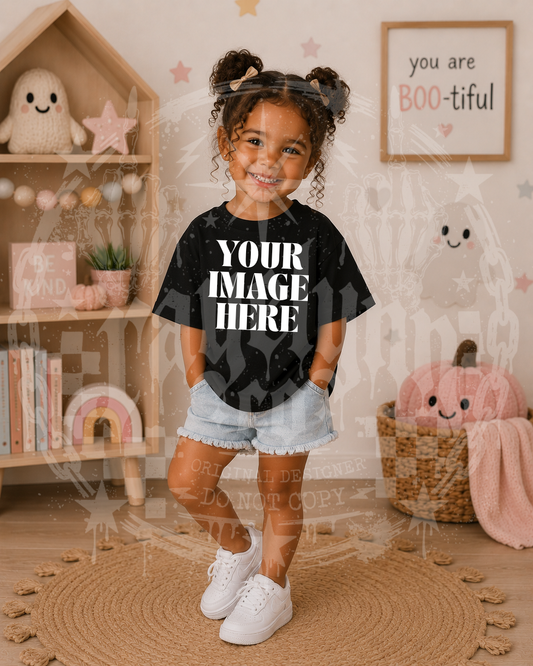 GILDAN BLACK BLANK MOCKUP- DIGITAL DOWNLOAD