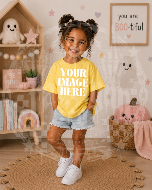GILDAN YELLOW BLANK MOCKUP- DIGITAL DOWNLOAD