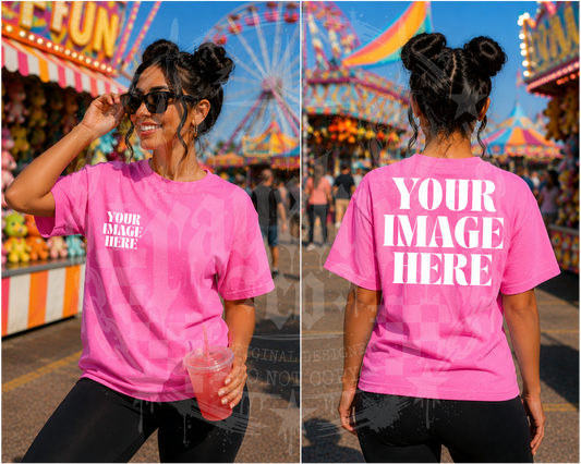 GILDAN PINK BLANK MOCK UP- DIGITAL DOWNLOAD