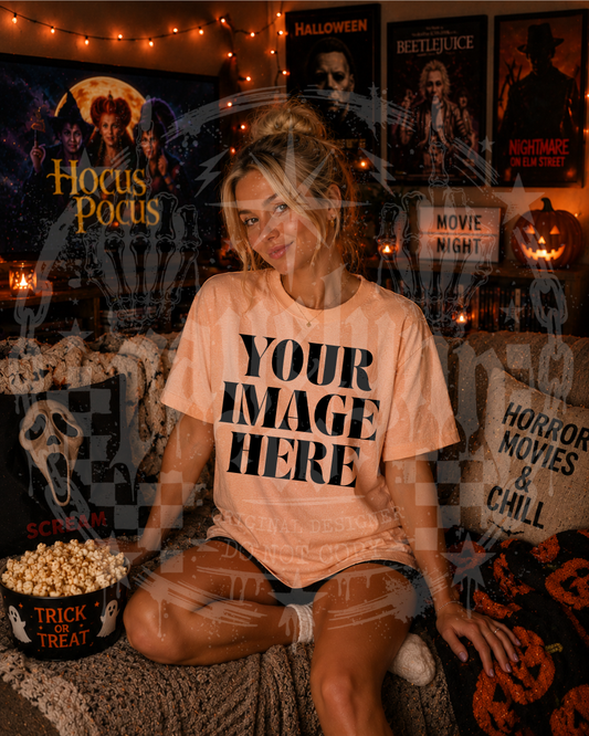 BELLA CANVAS HEATHER PEACH BLANK MOCK UP- DIGITAL DOWNLOAD
