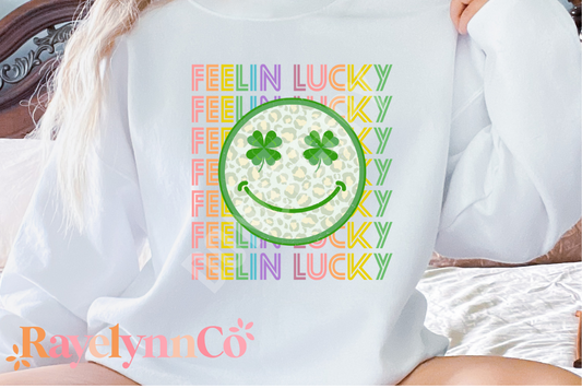 FEELIN' LUCKY- GLITTER SHIRT