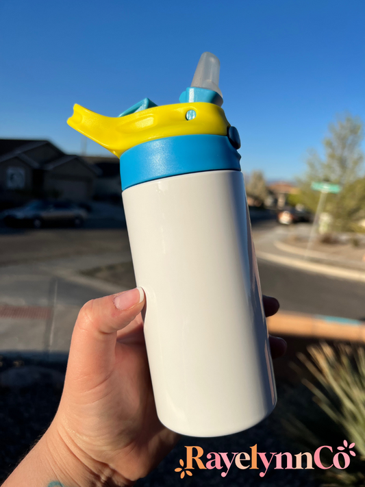 BLUE/YELLOW- 12 OZ SUB STAINLESS TUMBLER