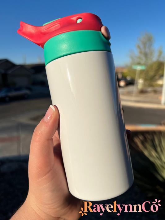 PINK/TEAL- 12 OZ SUB STAINLESS TUMBLER